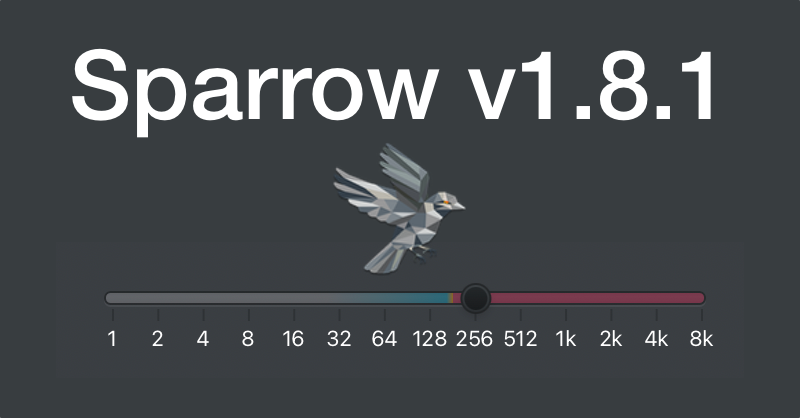 SparrowWallet's tweet photo. Sparrow v1.8.1 released with:

Fee rate estimation from https://t.co/C2vxC0jOlm
Export transactions with historical values
Wider range in fee range slider

And more: https://t.co/oI5mXdAgio