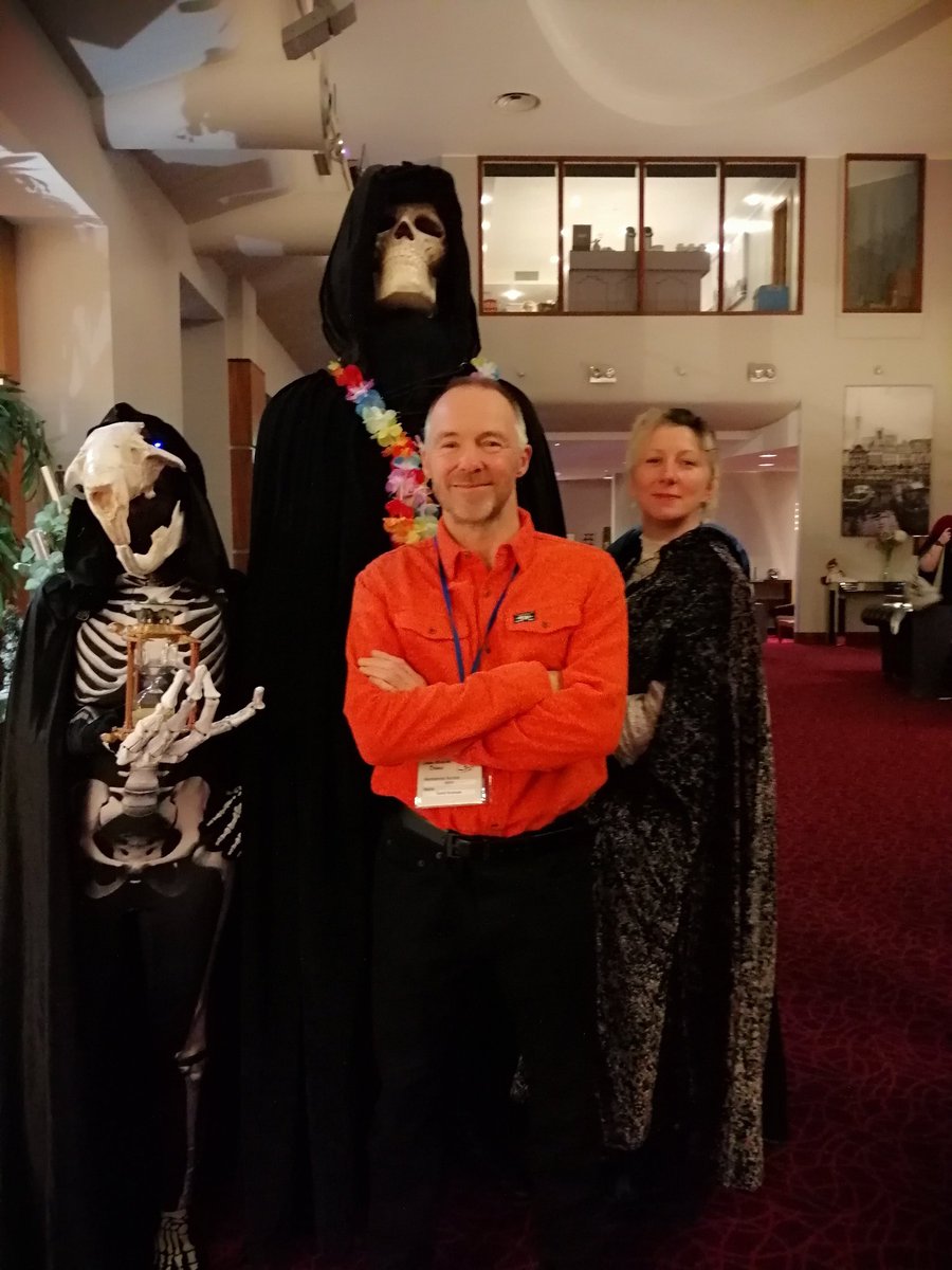 BackspindleGame's tweet image. Throwbacks to some of the fun we had this year at @DublinComicCon and @IDWCon
#terrypratchet #discworld #boardgames #witches #community #fun #cosplay