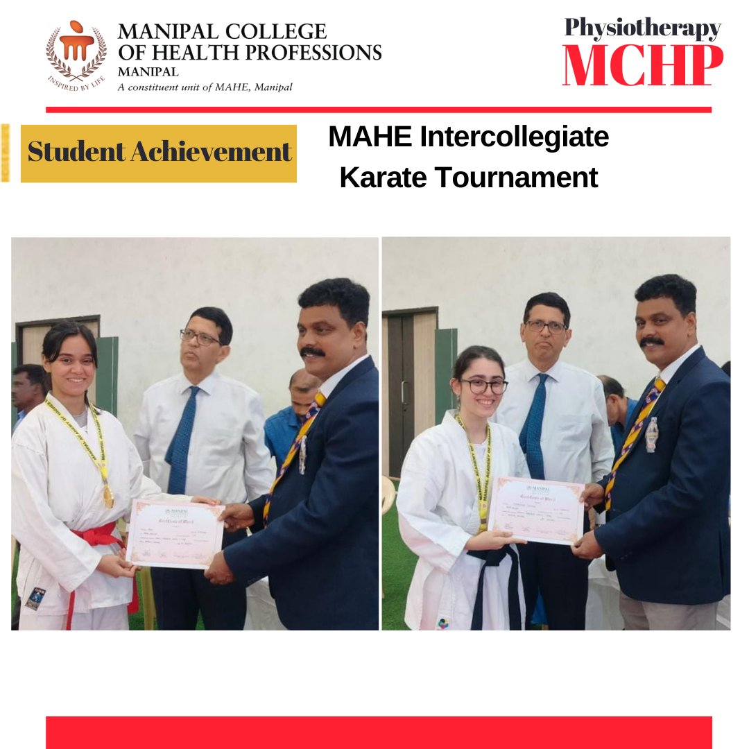 Physiotherapy MCHP (@ptmchp) on Twitter photo 2/2 Our UG students Ms. Reva Brahme and Ms. Cherazad bagged 🥇gold medals in the event. Kudos Reva & Cherazad for making <a href="/PtMchp/">Physiotherapy MCHP</a> proud.
<a href="/MAHE_Manipal/">Manipal Academy of Higher Education</a> <a href="/MCHP_MAHE/">MCHP</a> <a href="/johnsolomon78/">John Solomon</a> 2/2 Our UG students Ms. Reva Brahme and Ms. Cherazad bagged 🥇gold medals in the event. Kudos Reva & Cherazad for making <a href="/PtMchp/">Physiotherapy MCHP</a> proud.
<a href="/MAHE_Manipal/">Manipal Academy of Higher Education</a> <a href="/MCHP_MAHE/">MCHP</a> <a href="/johnsolomon78/">John Solomon</a>