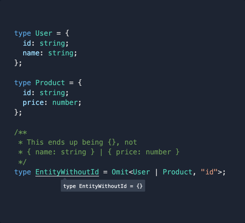 Omit and Pick don't always work how you expect.

A small thread.