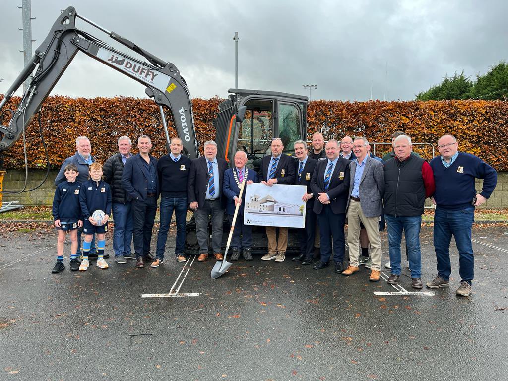 Slane_Road_Bohs's tweet photo. Historic day last Saturday at @Navanrfc with the official βBreaking Groundβ ceremony for our new gym.
Many thanks to Councillor Padraig Fitzsimons & An Cathaorlach Tommy Reilly for joining for the ceremony & the dayβs proceedings.
@NavanLadiesRFC #navantothecore https://t.co/409kWmRz1h