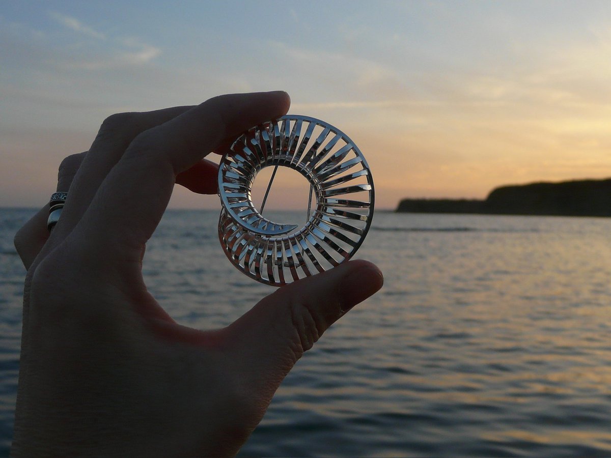 New silver brooch now listed on our website karinagill.co.uk/product/lb5-fi…