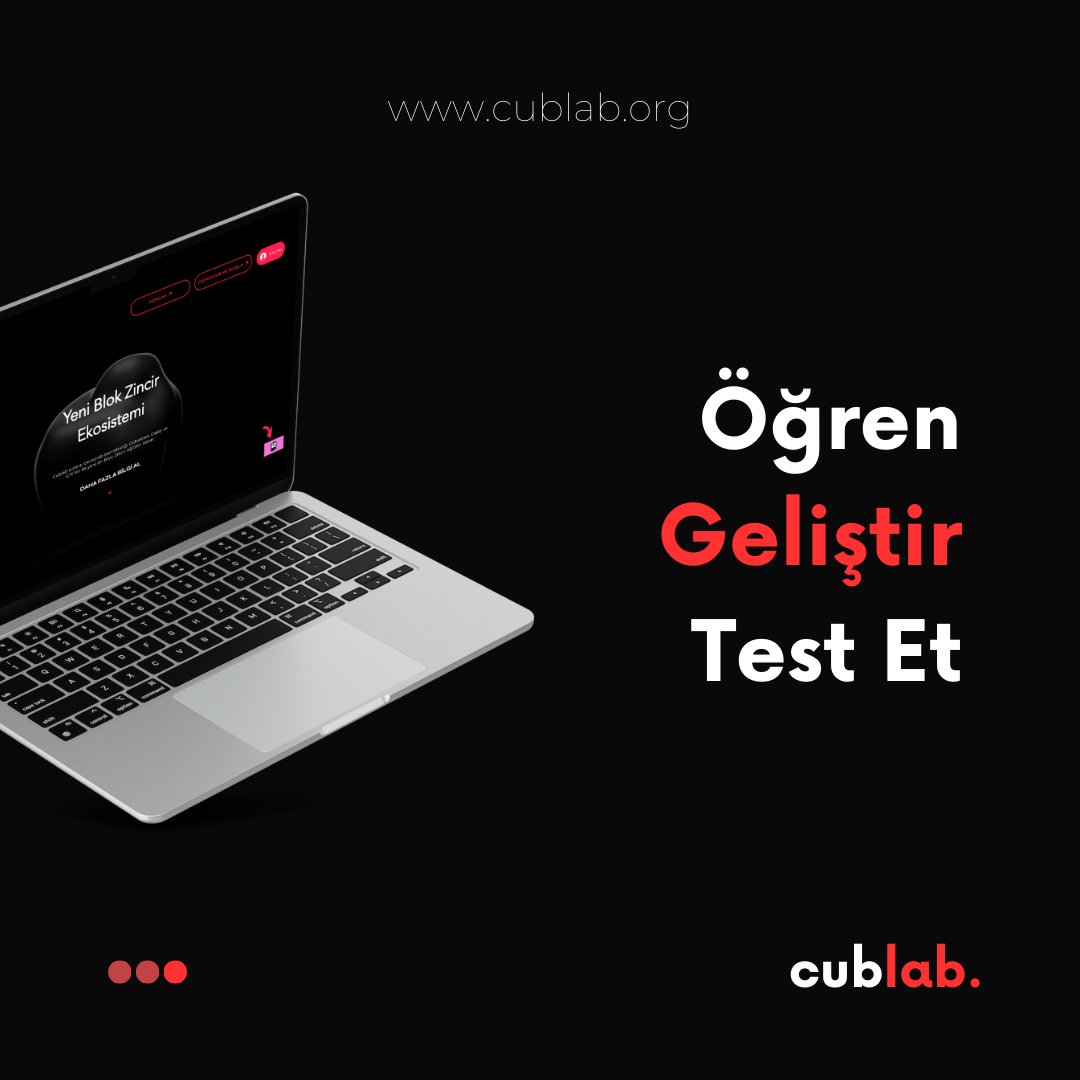 cublab_'s tweet photo. ⛓️Yeni Nesil Blockchain Ekosistemi - Cublab!    

Cublab olarak, #web3  ve #blockchain  dünyasına adım atmanızı kolaylaştırmayı ve bu alanda uzmanlaşmanıza destek olmayı hedefliyoruz.

Şimdi beta programımıza kaydolun    
🖱️https://t.co/4IgvOojLgd https://t.co/FxEw5UZCOK