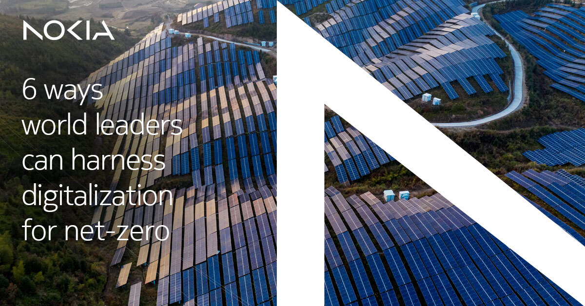 There is no green without digital. Nokia will be at the COP28 Finland Pavilion (<a href="/BusinessFinland/">Business Finland</a>) highlighting the enabling effects of the digital transition, and how the ICT sector can reduce its own footprint. 

Read <a href="/PekkaLundmark/">Pekka Lundmark</a> explain the 6 ways world leaders can harness
