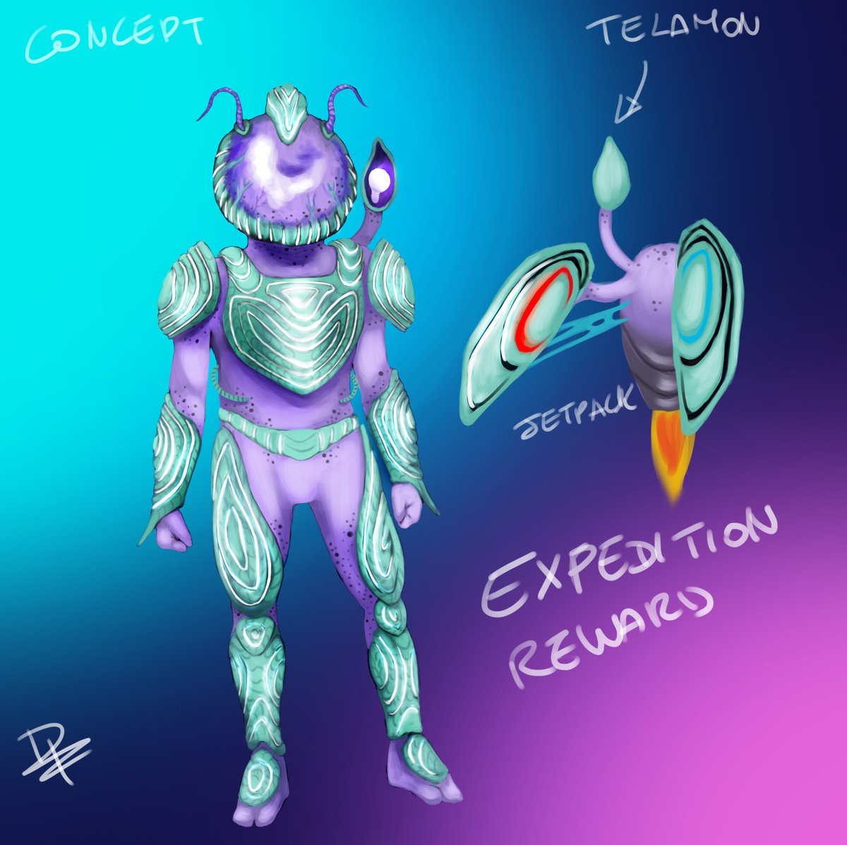 Pssst, hey @NoMansSky! What about a Living Armor for our Traveller?