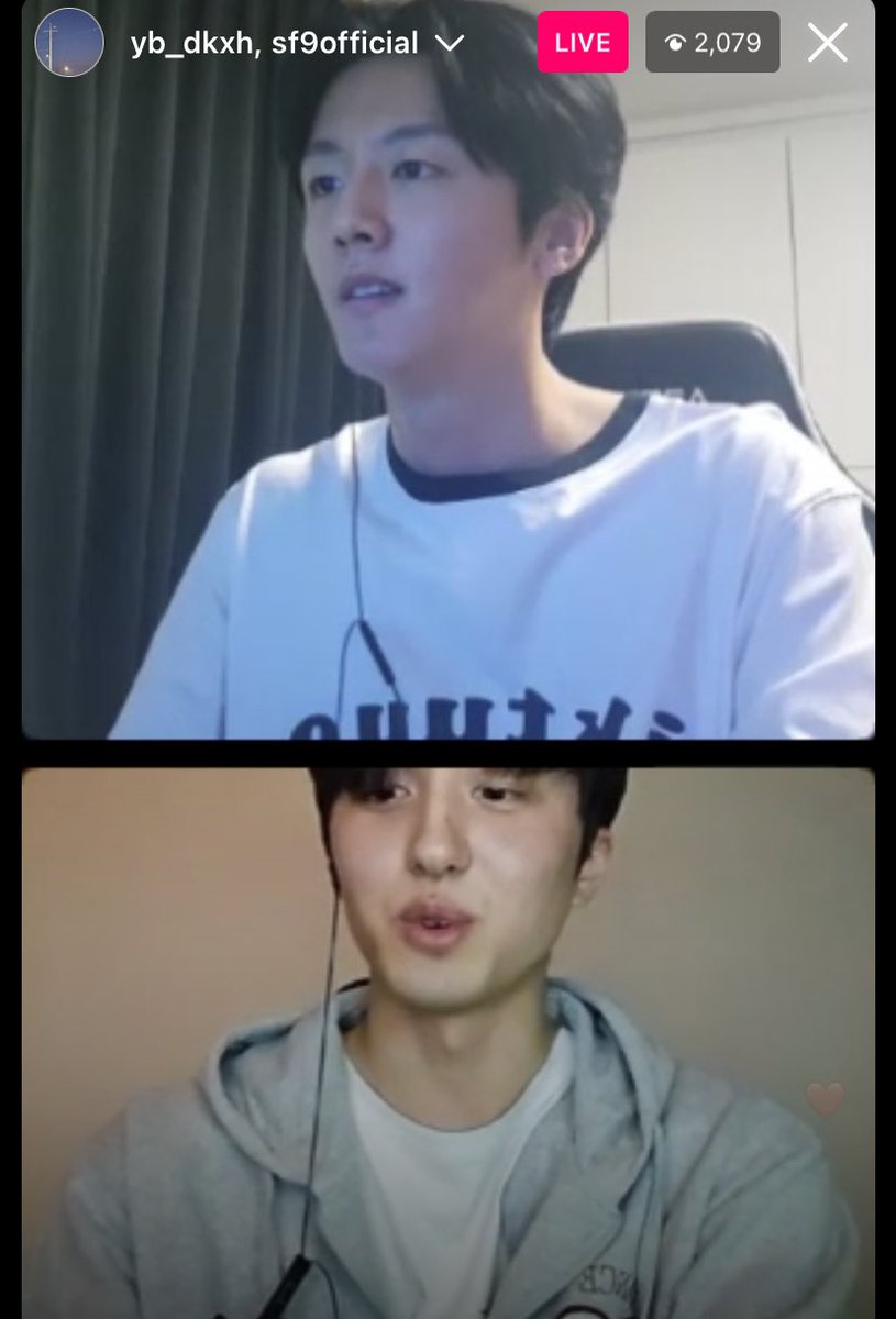 twinkyxstar's tweet photo. Youngbin on his IG and Chani on SF9 IG going on live together🥰 https://t.co/vhAiHaJdd7