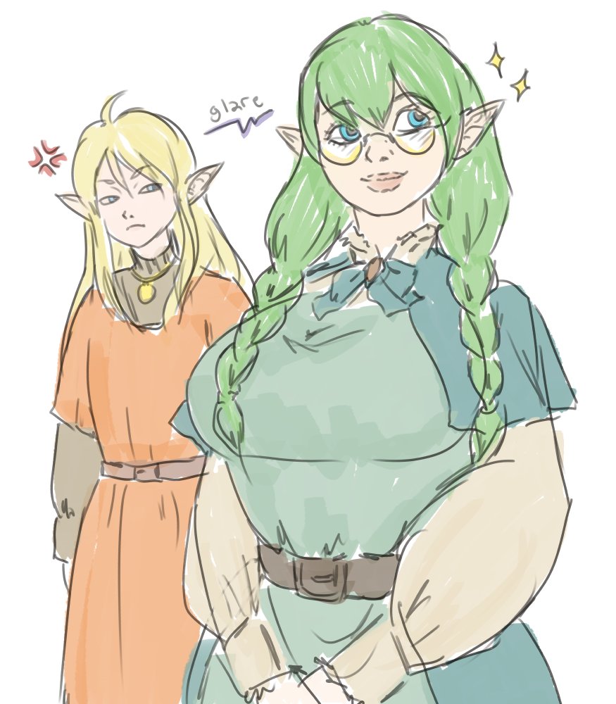 officialwaysofd's tweet photo. @soapwyrt @aedell_0 Lotte Faróna displaying breast envy towards Euphemy Sylvaine, by @soapwyrt
/@aedell_0 💚
https://t.co/8QxFC5Wlzb
https://t.co/Vsur28U1cc https://t.co/8m2ZKgqHog