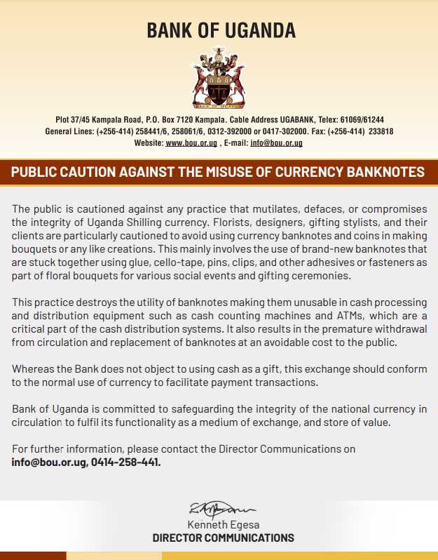NEW: Public Caution against Misuse of Currency Banknotes shorturl.at/ijoW5