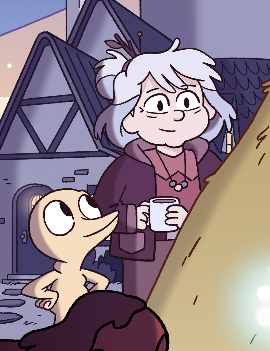 Excited to reveal that in Hilda season 3, Hilda's Great Aunt Astrid is voiced by the one and only Miriam Margolyes (alongside @PhilippaRice as your new favourite weird little guy The Pooka)!