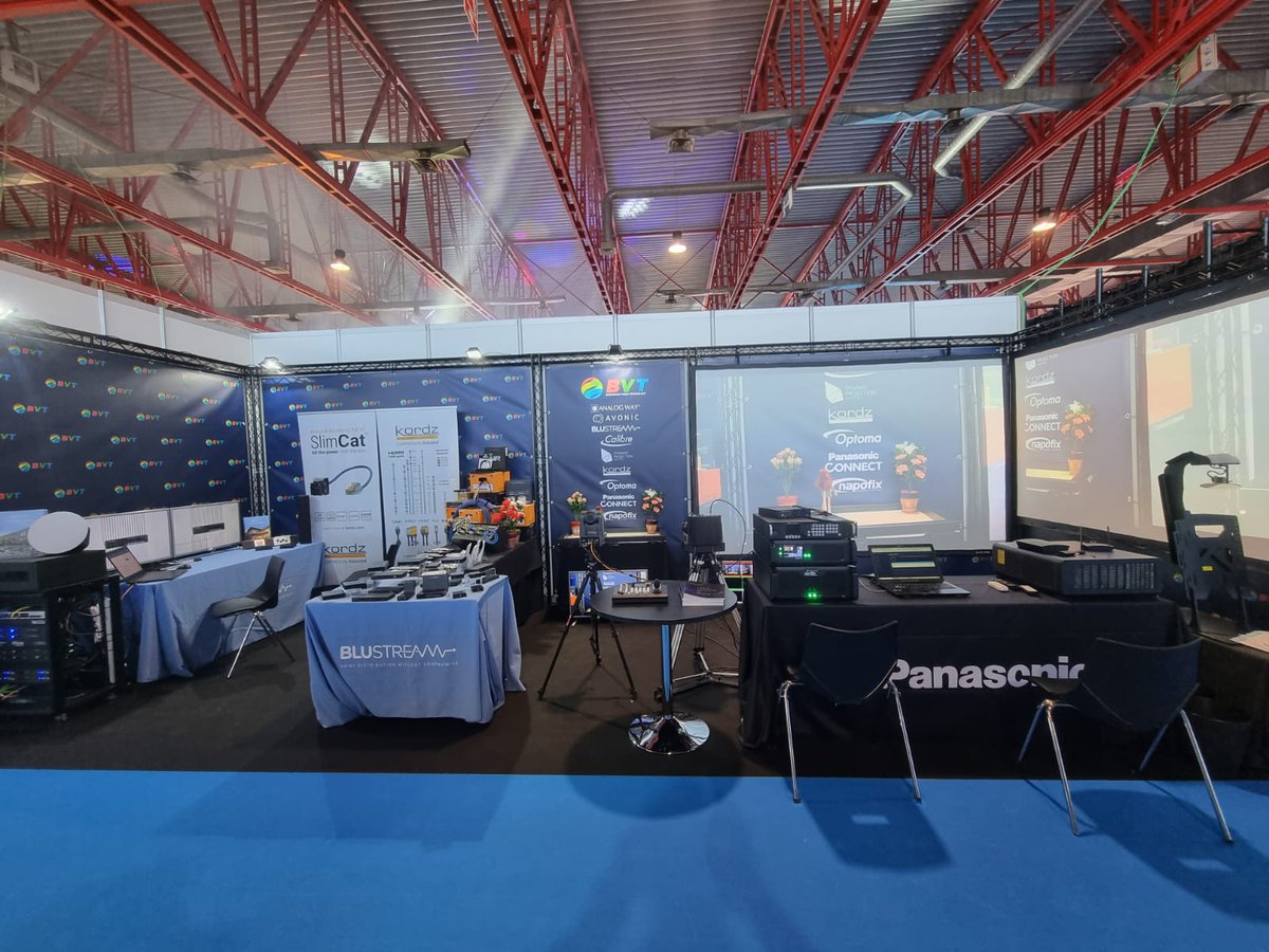 BVT_V's tweet image. Nos vemos hoy y mañana en #BITAMShow #Stand16.
Podrás ver y probar equipos de @Analog_Way, @Blustream_HDBT, @Avonic, @panasonicESP, @KordzGlobal, #DynamicProjection
Lugar: Pabellón de Cristal-Recinto Ferial Casa de Campo de Madrid.
Horario: 10h.-18h.
#Bitam2023 #Soluciones #Feria