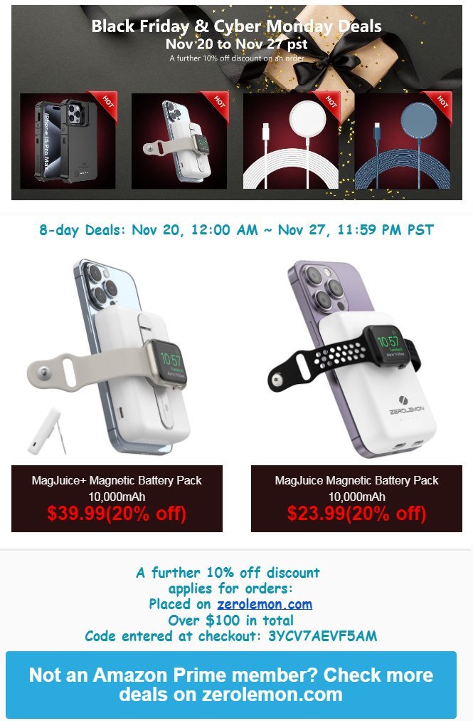 zero_lemon's tweet image. The biggest Black Friday Promotion this year is coming.
You can prepare for your Christmas gifts now!

zerolemon.com/pages/2023-bla…