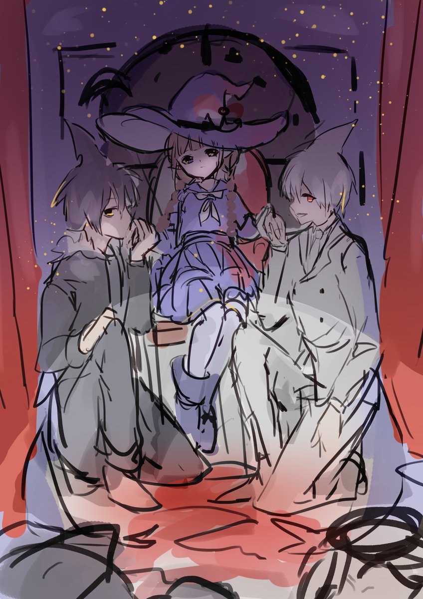 Art Process✨  RPG Horror Zine  [ Wadanohara and the Great Blue Sea ]  Around 2018-2019  Do not repost/reupload!!!