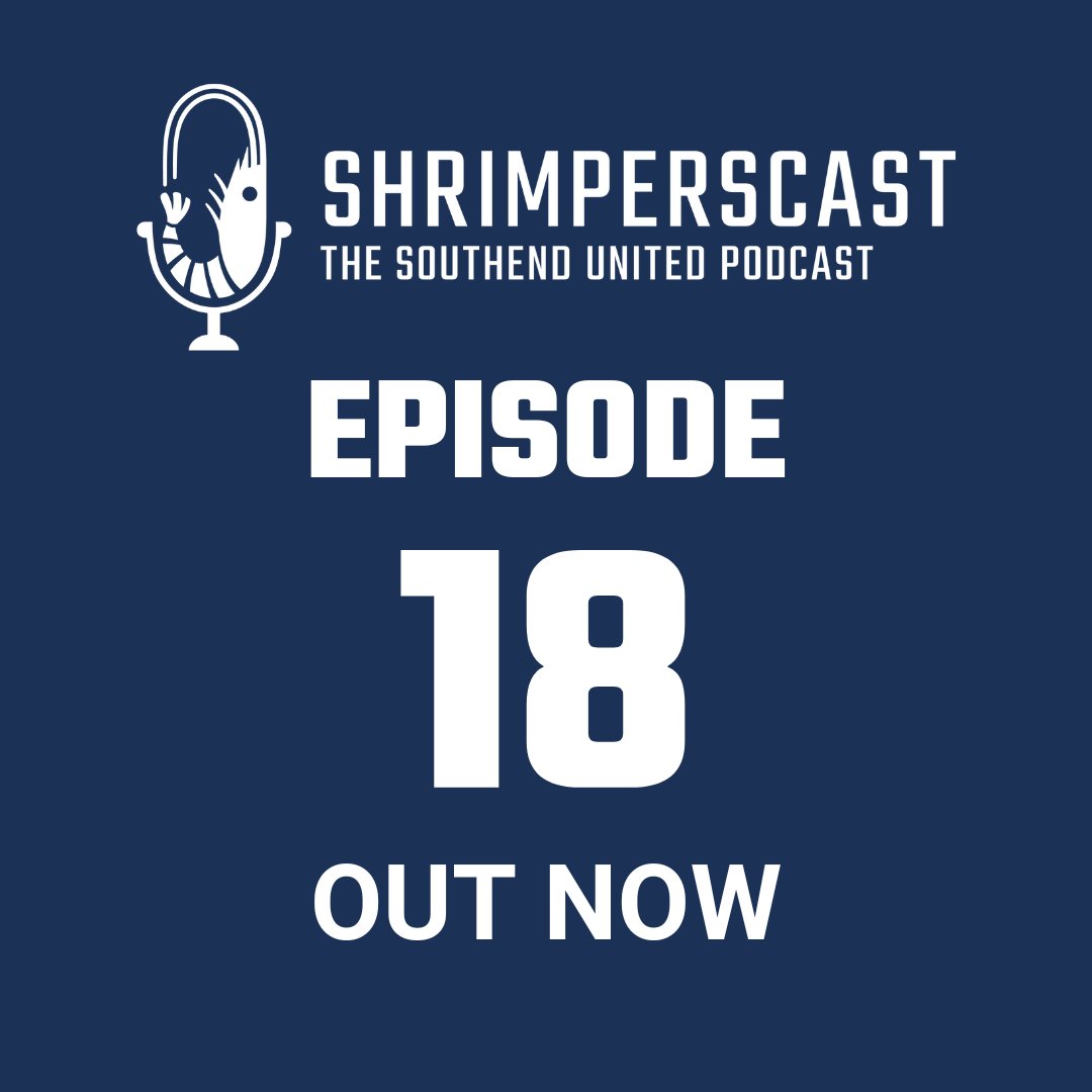 New mini-pod out now wherever you get your podcasts! We look back on #Shrimpers’ improbable 2-1 win over pace setters Chesterfield, celebrate Southend’s success at the Football Content Awards, and preview Gateshead away. Get your ears around it! 💙🦐 #southendunited #blues