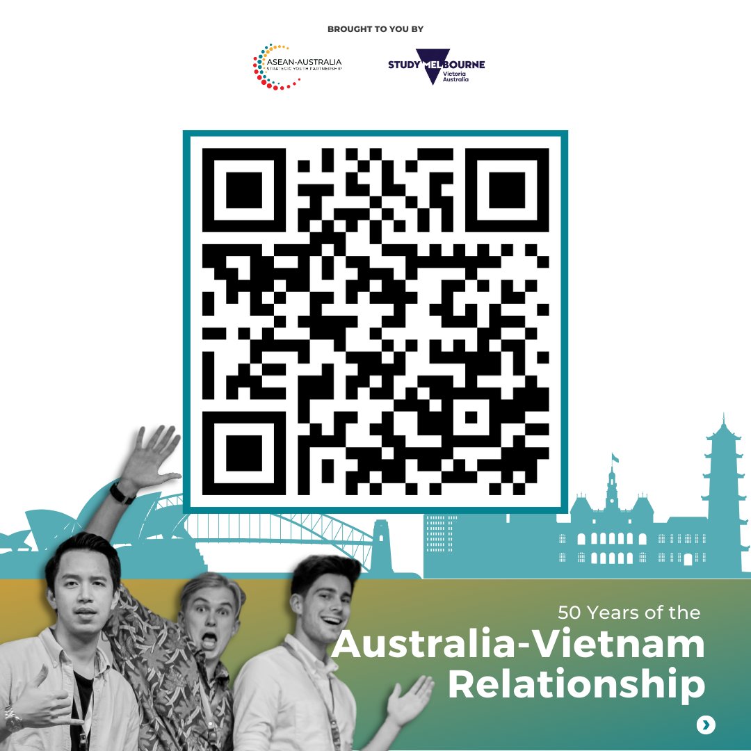 🌟 3 days to go! 🌟 ✨25 Nov, 3-4:30 PM WIB: Explore Australia! Study, culture, slang. 💡 25 Nov, 4-6:30 PM ICT: Celebrate 50 years of Australia-Vietnam. Youth, innovation, cooperation. Join us for a day of learning and inspiration! #AASYP #Countdown #InternationalEducation
