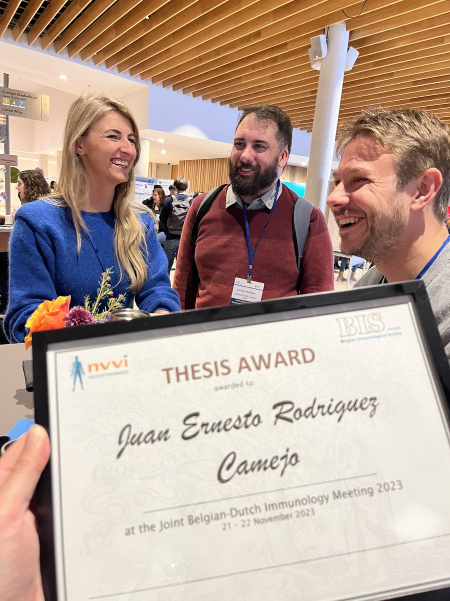 Mol. Cell Biology and Immunology Lab (@sciencelab_mcbi) on Twitter photo CONGRATULATIONS to <a href="/Ernestorcp/">Ernesto Rodríguez</a> for winning the Van Bekkum thesis award. We are incredibly proud, it’s well deserved 🎉 CONGRATULATIONS to <a href="/Ernestorcp/">Ernesto Rodríguez</a> for winning the Van Bekkum thesis award. We are incredibly proud, it’s well deserved 🎉