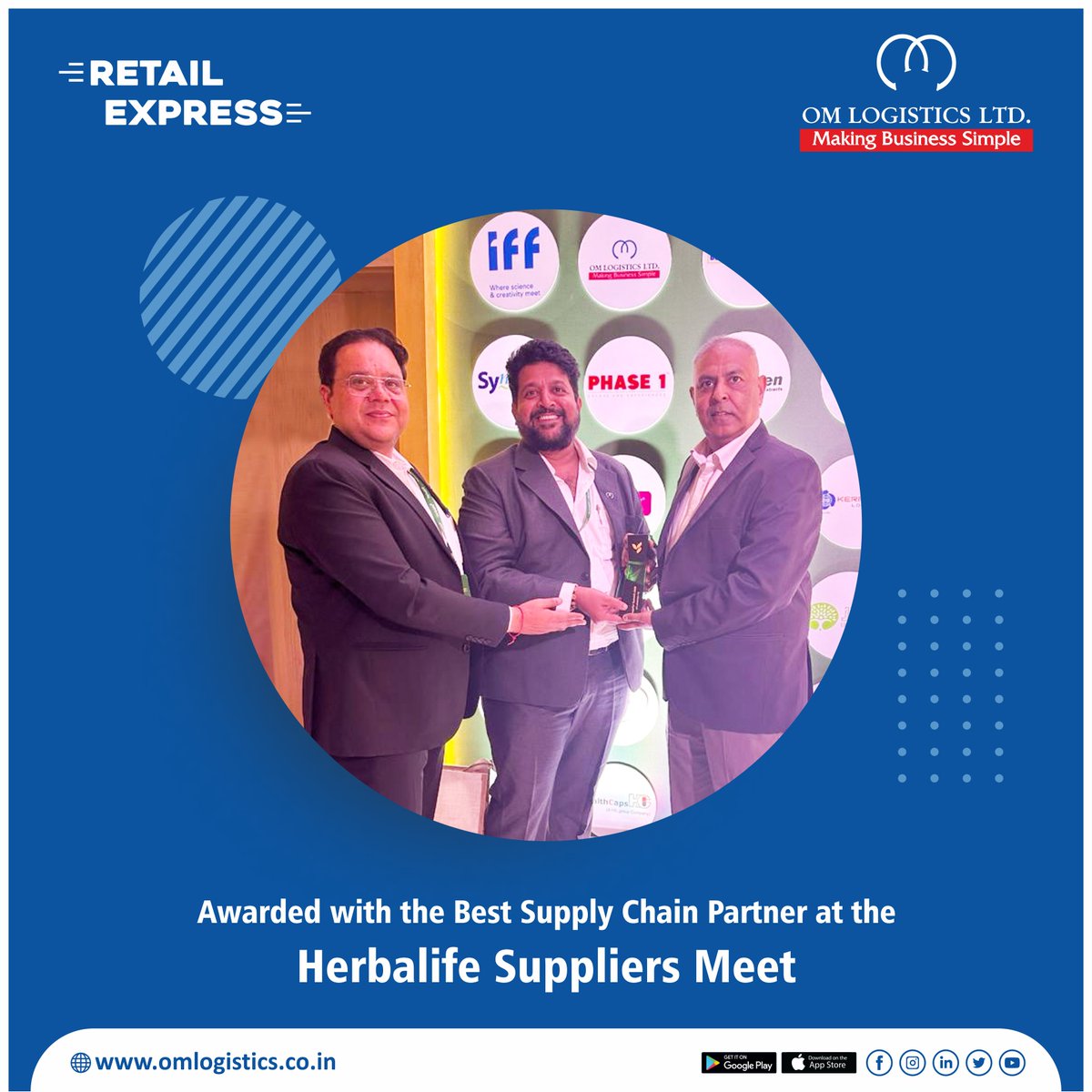 OmLogisticsLtd's tweet photo. Elevating Excellence in Logistics!π
π Proud Moment! OM Logistics won Best Supply Chain Partner at the Herbalife Suppliers Meet! πThanks, Herbalife, for the honor! π
#omlogistics #herbalifewinners #award #bestsupplychainpartner #logisticsππ
https://t.co/3EGLZf5mcB