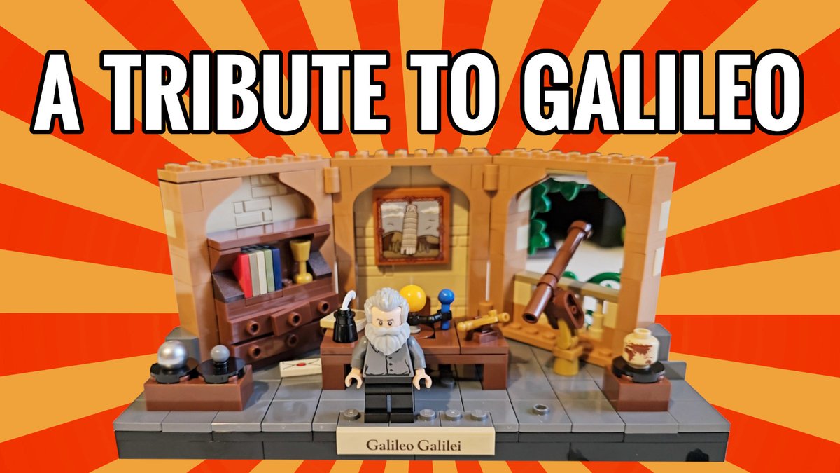 Today on #GraxBuilds we take a look at the man whose telescopic skills helped changed the way we see the universe. It's #lego #GalileoGalilei #40595
youtu.be/WQd2prMQ2Cw