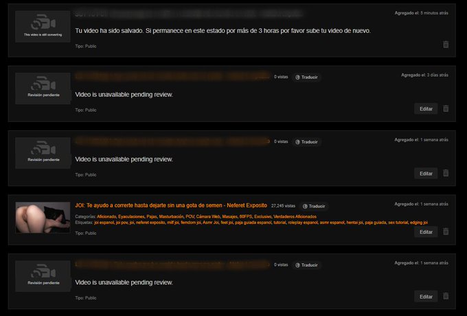 Is anyone else having trouble uploading videos to @pornhub? The videos remain pending review for more<a href="/tag/porn"class="tags"><span>#porn</span></a><a href="/tag/amateur"class="tags"><span>#amateur</span></a>