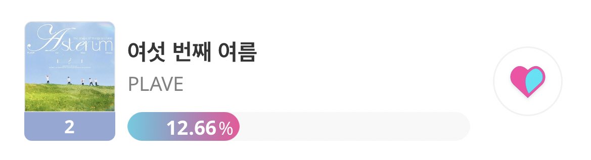 ตอนนี้ เพลง the 6th summer #PLAVE มีรายชื่อโหวต ในหัวข้อ POP-K TOP10 Friday SONG OF 2023 ของแอพ IDOL CHAMP ค่ะ
โดยการโหวตมีทั้งหมด 3 รอบด้วยกันค่ะ
แบ่งเป็น
1 Prelimnary men 22-27/11 2 Final Men 6-11/12
3 SONG OF 2023 20-25/12
 #VoteforPLAVEth