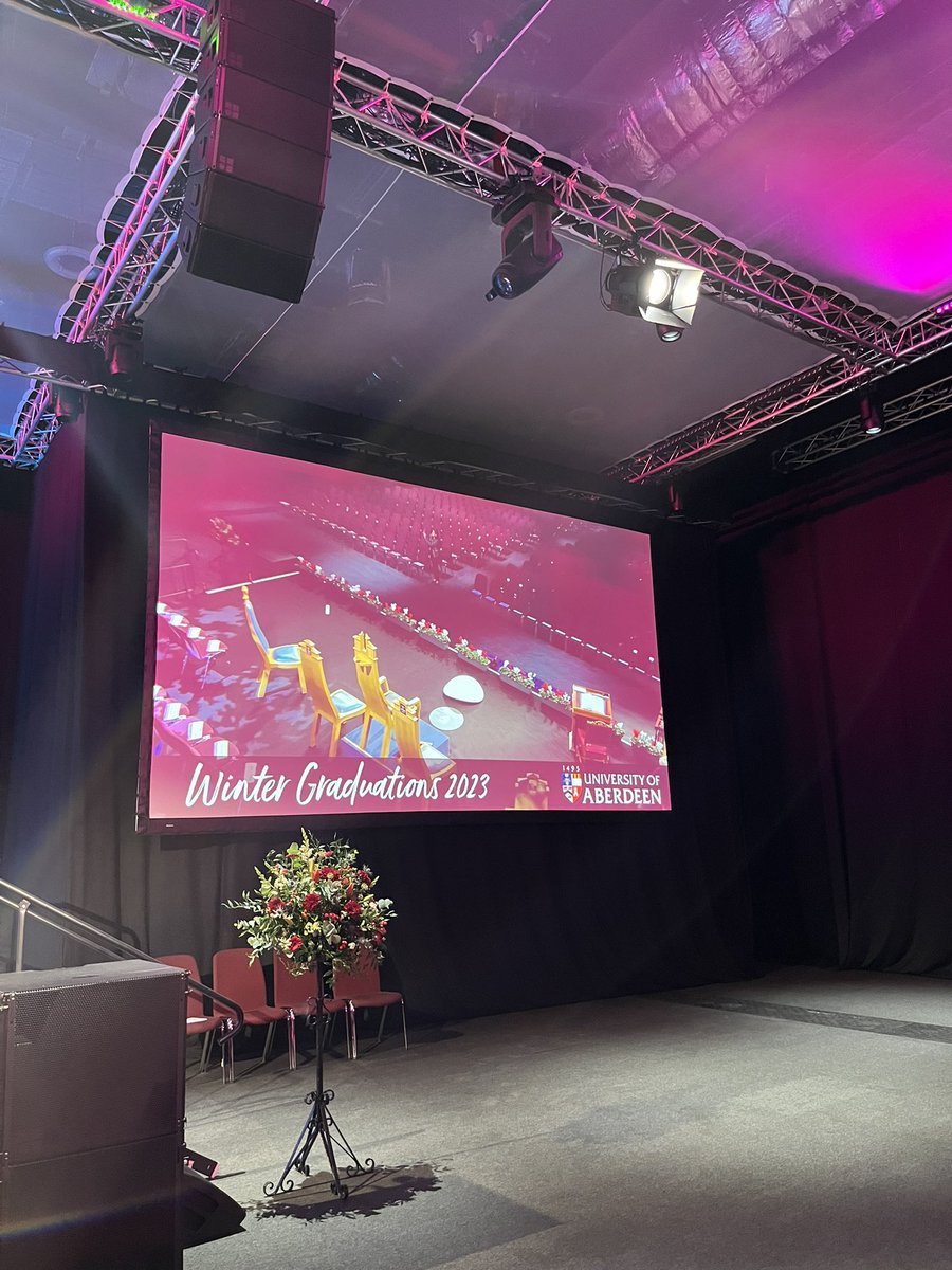 We are here at @PandJLive for day one of @aberdeenuni graduations for the #Classof2023 #AbdnFamily