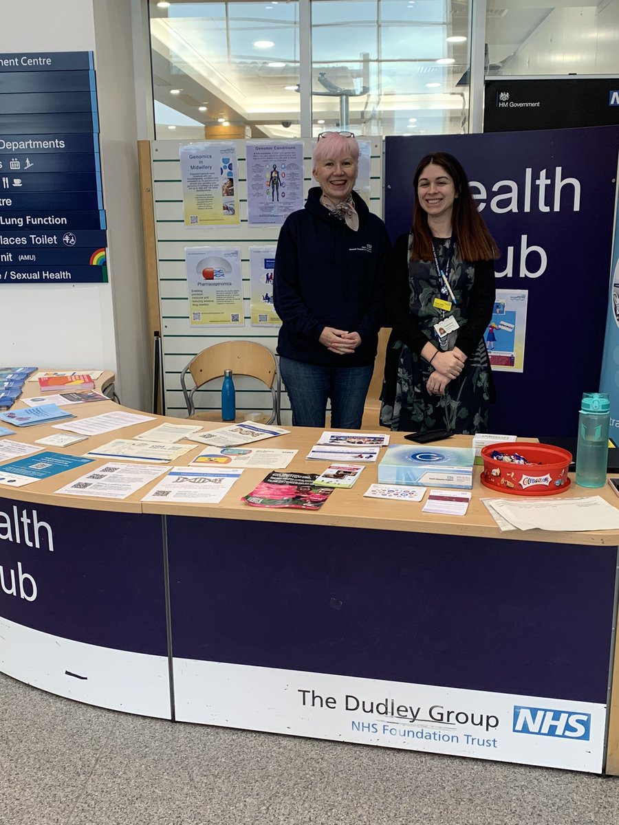 Charlotte Hitchcock @CaS_Genomics (@gremlin2c) on Twitter photo Genomics team <a href="/DonnaGillen2/">Donna Gillen</a> @GeorgiaMalesi <a href="/DudleyGroupNHS/">The Dudley Group</a> providing information to staff and patients about #genomics <a href="/CaS_Genomics/">NHS Central and South Genomics</a> <a href="/NHSgms/">NHS Genomic Medicine Service</a> Great to have such enthusiastic pharmacy support from Georgia! Genomics team <a href="/DonnaGillen2/">Donna Gillen</a> @GeorgiaMalesi <a href="/DudleyGroupNHS/">The Dudley Group</a> providing information to staff and patients about #genomics <a href="/CaS_Genomics/">NHS Central and South Genomics</a> <a href="/NHSgms/">NHS Genomic Medicine Service</a> Great to have such enthusiastic pharmacy support from Georgia!