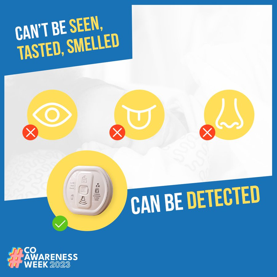 This week is Carbon Monoxide Awareness Week. You can’t see, smell or taste it, but you can detect it with a working CO alarm. Find out more here: coalarmssavelives.com #CarbonMonoxideAwarenessWeek #CitizensAdvice