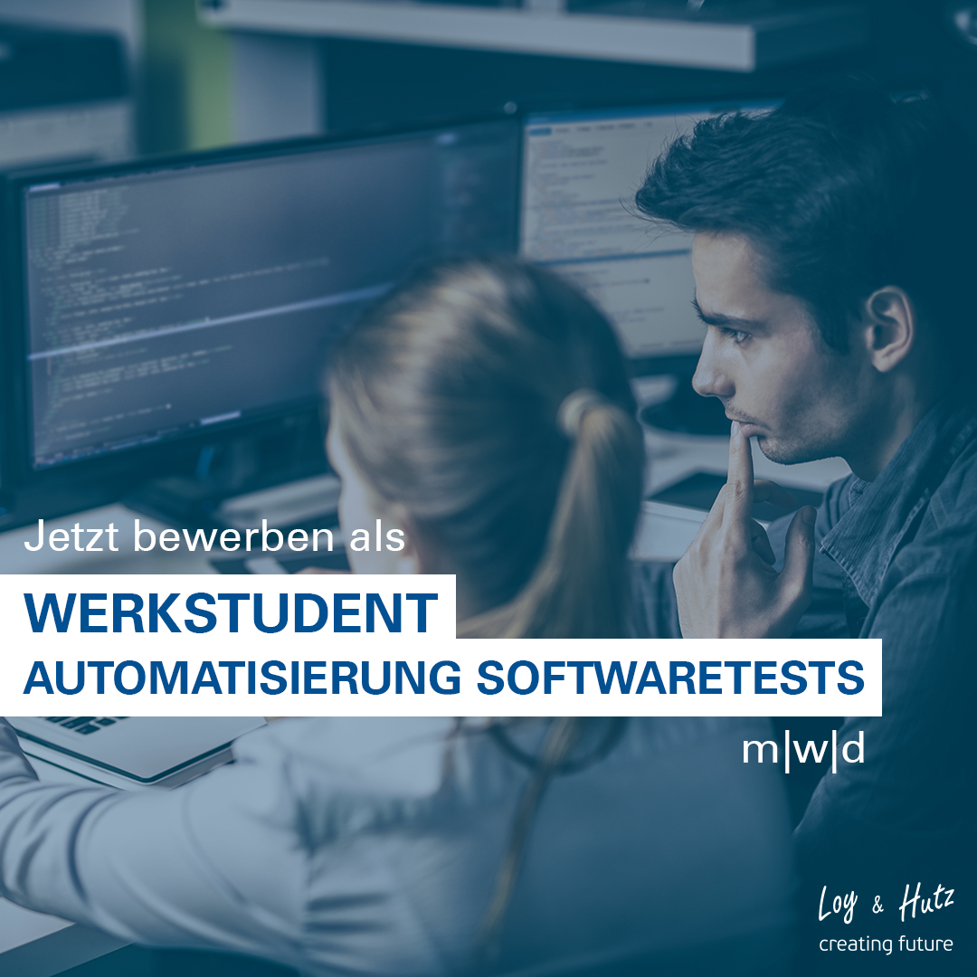loyhutz's tweet image. Du studierst (Wirtschafts-)Informatik oder einen ähnlichen Studiengang? Als #Werkstudent (m/w/d) unterstützt du unser QM-Team bei der Umsetzung von automatisierten #Softwaretests. Profitiere von flexiblen Arbeitszeiten, #Homeoffice u.v.m. 

Jetzt bewerben: t1p.de/gw2up