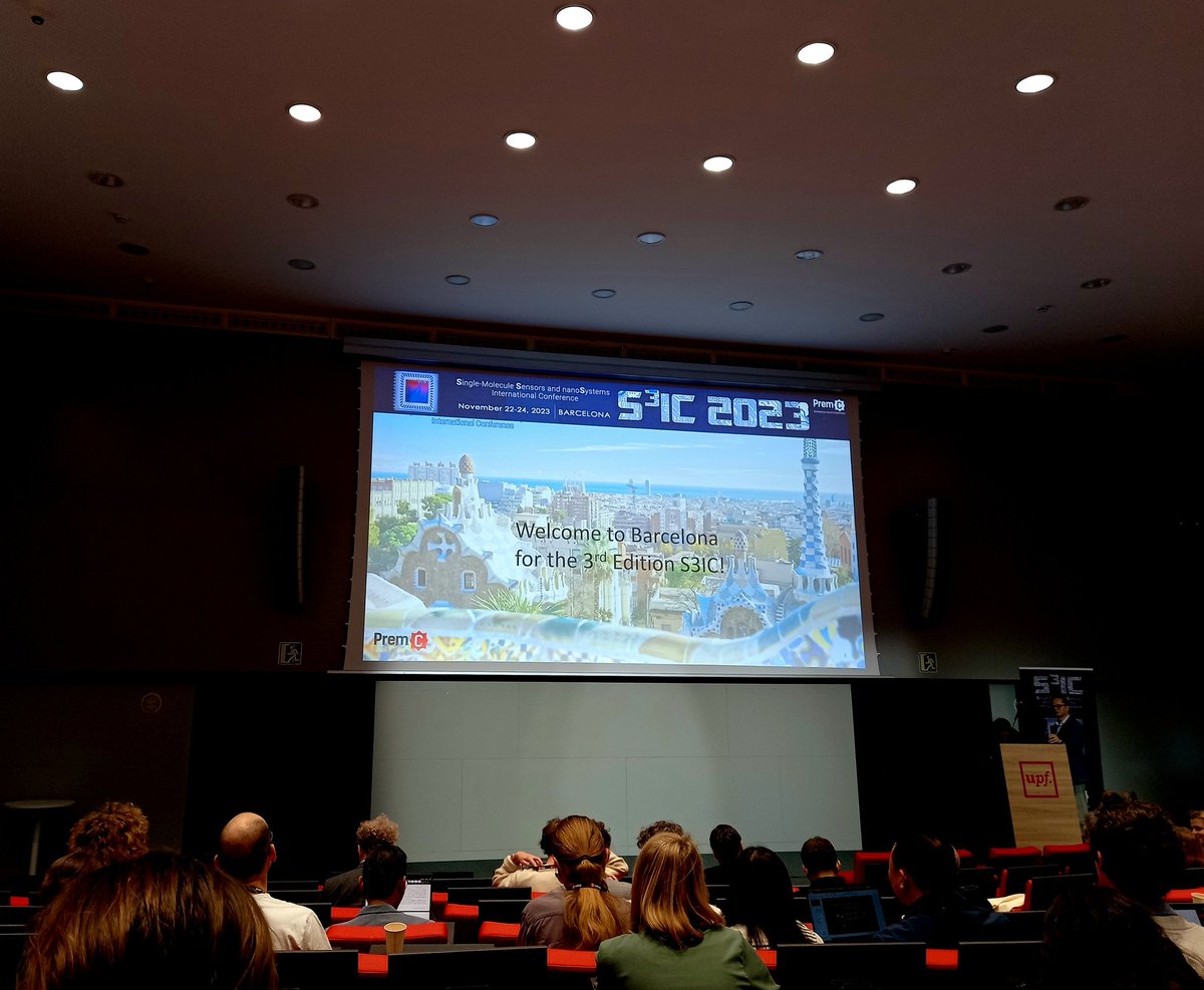 The Single-Molecule Sensors and NanoSystems International Conference – S3IC 2023 is held in Barcelona over the next three days @StarekRobert.

@QuantumHedgehog @OpticsOlomouc @S3IC_Conference #S3IC2023