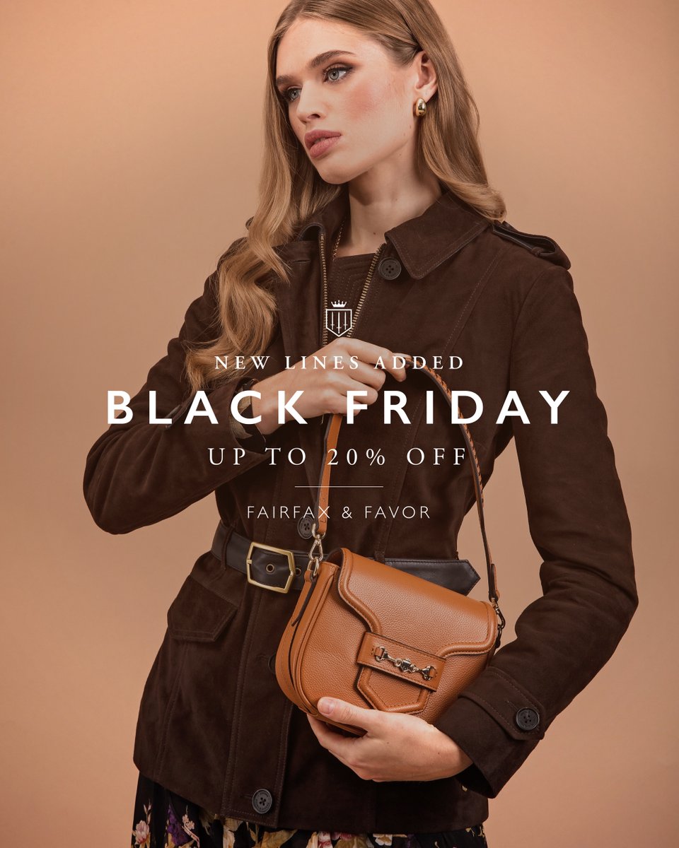 BLACK FRIDAY SALE - NEW LINES ADDED 💥 Make sure you don't miss the new lines added and special edition products 👀 Get 20% off selected styles --> fairfaxandfavor.com/collections/bl… Hurry before its too late⏰