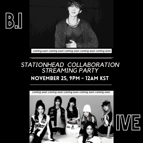 khb131_Global's tweet photo. #IVExBI Stationhead Streaming Party
A collaboration with @ive_stream
🗓️ November 25th (SAT)
⏰ 9PM - 12AM KST
📻 https://t.co/naONAq8Nu5
Spotify playlist will be provided. See u!
#IDStream #HANBIN #IVE #BI #비아이 https://t.co/cVmKg0tBFf