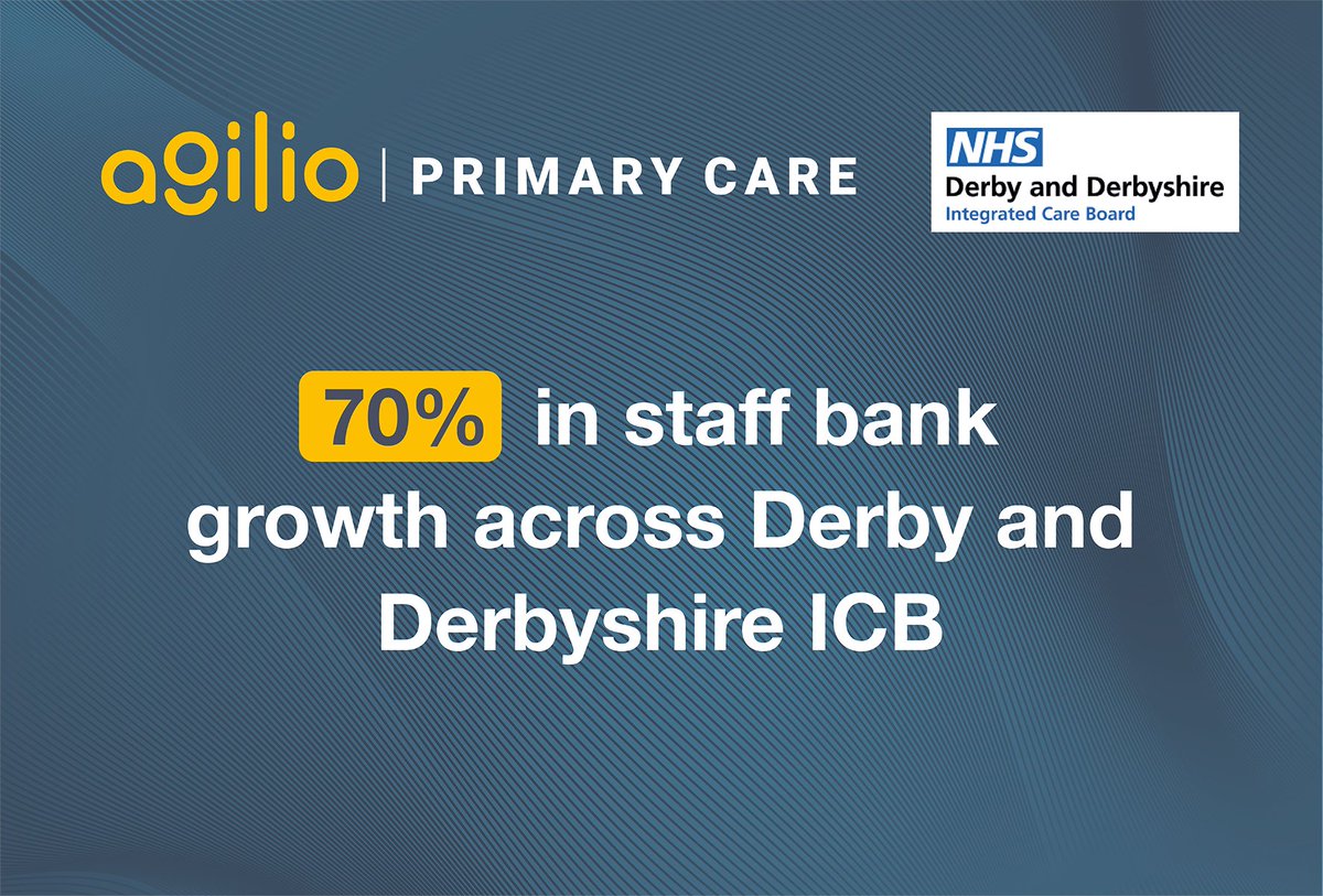 Increase local clinician capacity with My Locum Manager at the touch of a button! That’s exactly what Derby and Derbyshire ICB did, resulting in their staff bank growing by 70%. 🤩 Find out more: ow.ly/nWo050Q8SML #MyLocumManager #AgilioPrimaryCare