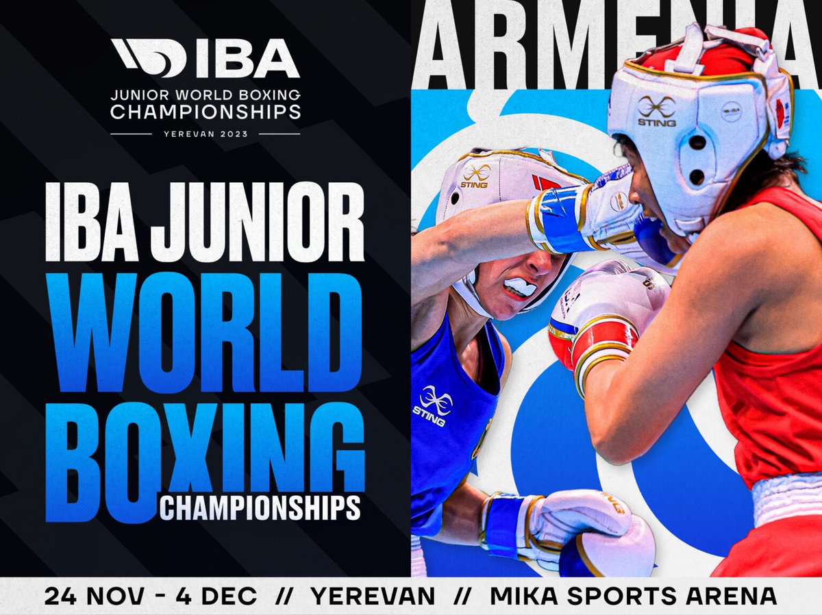 Yerevan is ready to welcome rising stars of IBA at the Junior World Boxing Championships

🥊Find out more: iba.sport/news/yerevan-i…