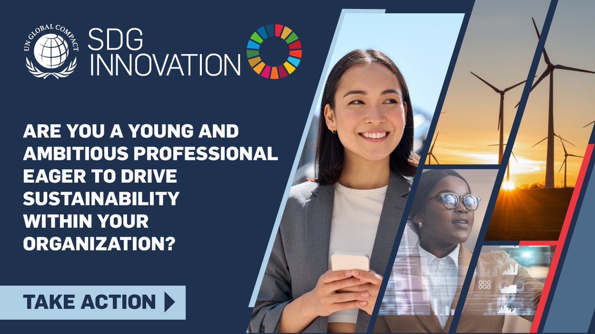 In the #SDGInnovation Accelerator for Young Professionals, young leaders in your organisation undertake a nine-month development programme designed to deliver real-life solutions for your organisation's sustainability challenges. Apply to join ➡️ bit.ly/3se7FC5 #SDGI24