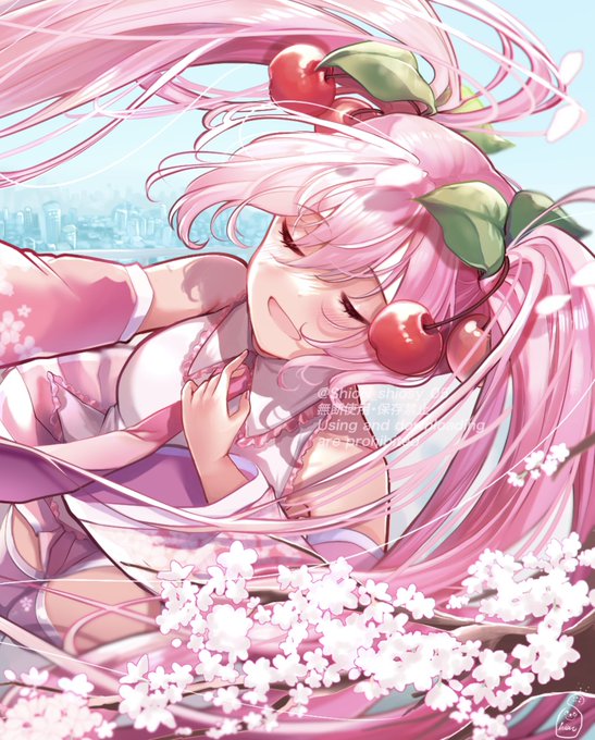 「cherry blossom print」 illustration images(Latest｜RT&Fav:50)