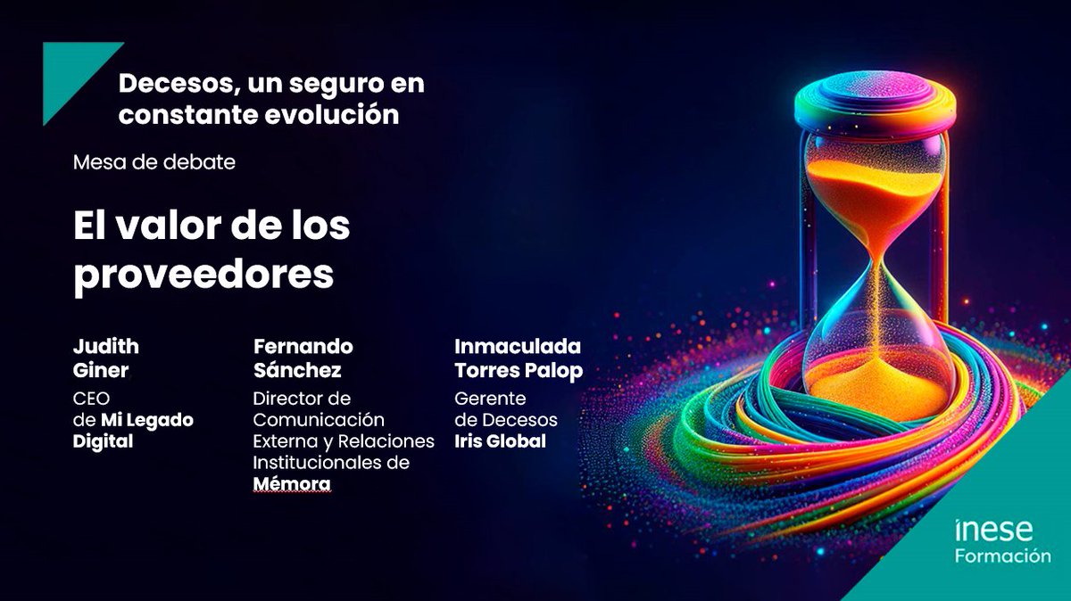 MiLegadoDigital's tweet image. Tenemos una cita el día 30 de noviembre a las 11:30h para hablar de las perspectivas de futuro de este ramo, junto a otros expertos del sector.

Más info: lnkd.in/dTznCji8
#Decesos #Innovación #Insurtech #TestamentoDigital @Inese_seguros @JudithGiner