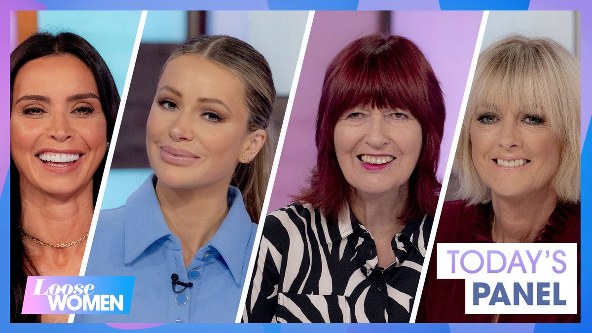 Here's your wonderful Wednesday Loose line-up😃 Tune in at 12:30 on ITV1 📺