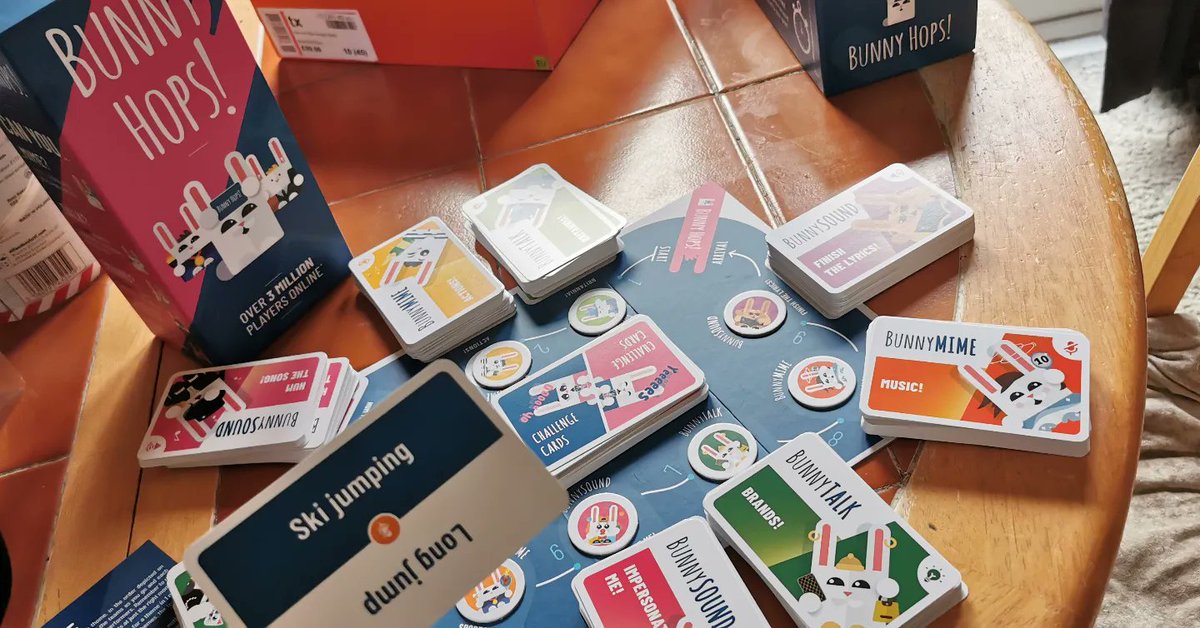 JemzyH's tweet photo. Love this game we received from @comerounduk #bunnyhops #gamesnight #boardgames #familygametime #comerounduk #producttester https://t.co/f7Sk93Z9eu
