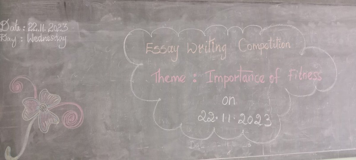 StCharles2006's tweet photo. St. Charles College of Education sparks intellectual vigor with an impactful Essay Writing Competition on the "Importance of Fitness by students on 22.11.23.#SCCE Fitness Competition #ncte Delhi # FitIndiaOff #Fit India Week 2023 https://t.co/3xaY5IlX5A