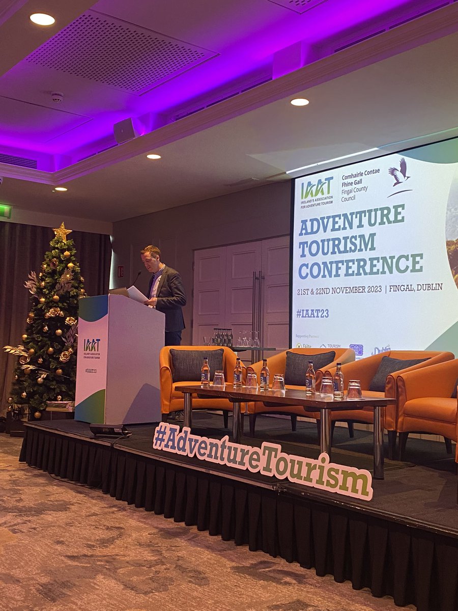 Brendan Kenny, CEO, IAAT welcoming delegates and opening day 2 of our conference 

#LoveFingal #IAAT23 #AForceOfNature #VisitDublin #WinterInDublin #DiscoverDublin