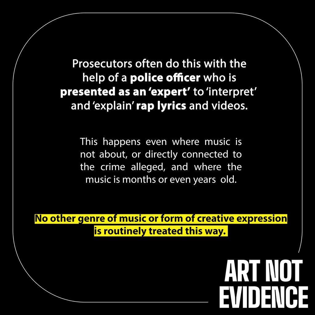 ✍️ Sign our open letter calling for law reform to keep creative and artistic expression out of court 🤝 link in bio