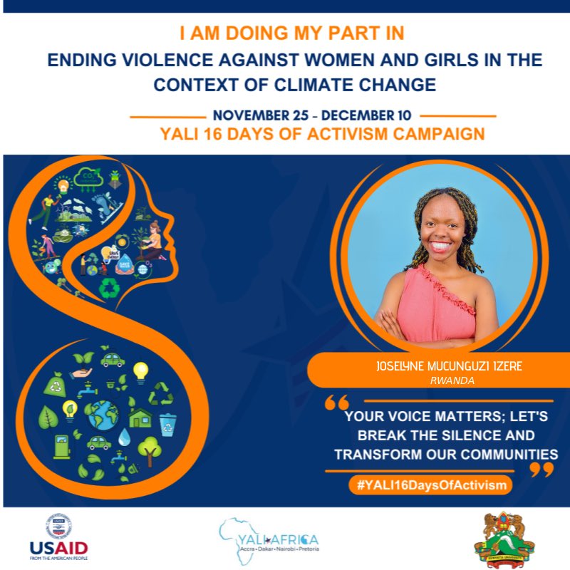 Join me in taking a stand🥳
I believe in a safer and more inclusive world for all. It’s important that we stand together to challenge and change systems and attitudes that perpetuate violence against women! 
Your voice matters! #16DaysOfActivism #yali16daysofactivism