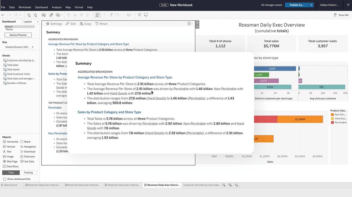 MegnityTech's tweet photo. Add Natural Language Explanations to Dashboards with Tableau Data Stories

#tableau #tableaudashboard #tableaudesktop #tableaupublic #naturallanguagegeneration #datacloud #salesforce #einsteinai #salesforcedatacloud #datastories

https://t.co/EJOyYKdbX8

https://t.co/IRrbSpXLU9 https://t.co/5WEf69nA0M