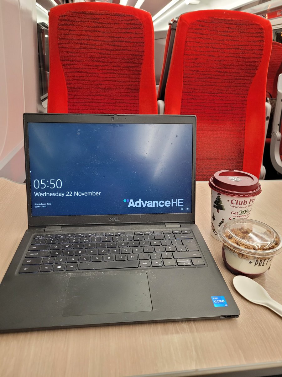DanTinklerHE's tweet photo. Very early start to my day heading down to London ahead of tomorrow's @AdvanceHE Governance Conference #GovConf23 https://t.co/2aP42CeSYs