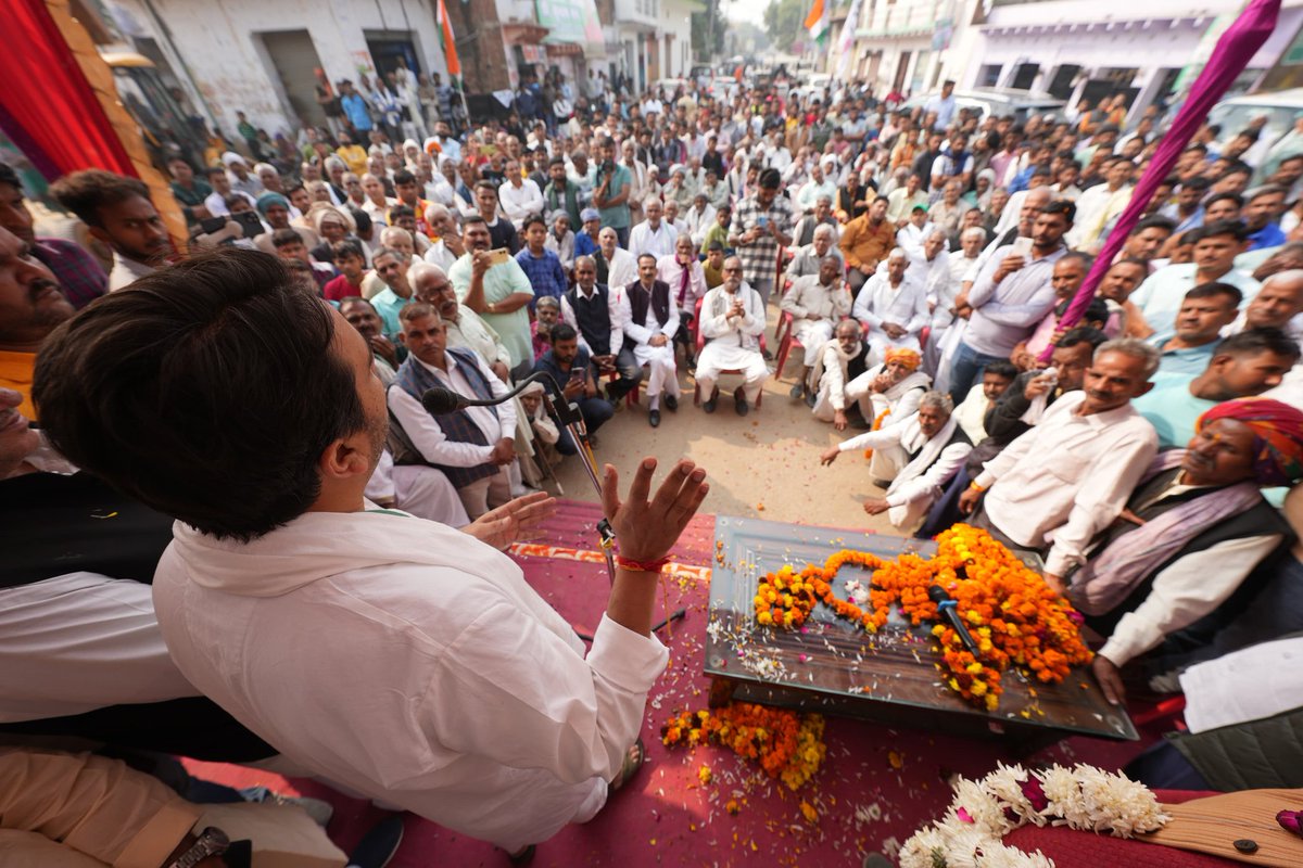 RLD Rajasthan (@rldrajasthan) on Twitter photo भरतपुर के गांव जघीना में 
कांग्रेस समर्थित राष्ट्रीय लोकदल के प्रत्याशी मंत्री डॉक्टर सुभाष गर्ग जी के समर्थन मे 
नुक्कड़ सभा को सम्बोधित करते राष्ट्रीय लोकदल के राष्ट्रीय अध्यक्ष सांसद चौधरी जयंत सिंह जी !
#JayantChaudhary #RLDRajasthan भरतपुर के गांव जघीना में 
कांग्रेस समर्थित राष्ट्रीय लोकदल के प्रत्याशी मंत्री डॉक्टर सुभाष गर्ग जी के समर्थन मे 
नुक्कड़ सभा को सम्बोधित करते राष्ट्रीय लोकदल के राष्ट्रीय अध्यक्ष सांसद चौधरी जयंत सिंह जी !
#JayantChaudhary #RLDRajasthan