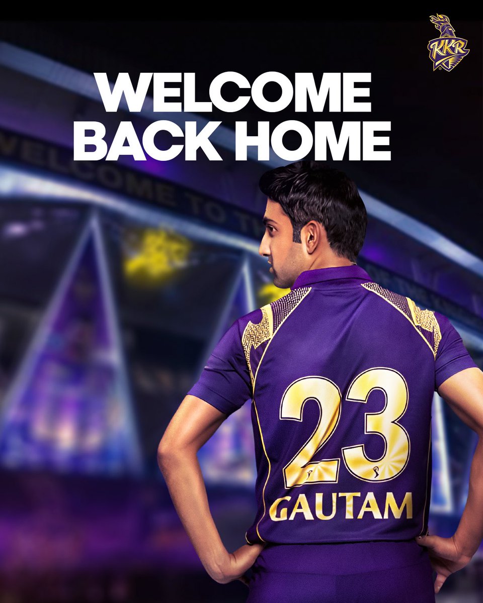 Welcome home, mentor <a href="/GautamGambhir/">Gautam Gambhir</a>! 🤗

Full story: kkr.in/news/gautam-ga…

#AmiKKR