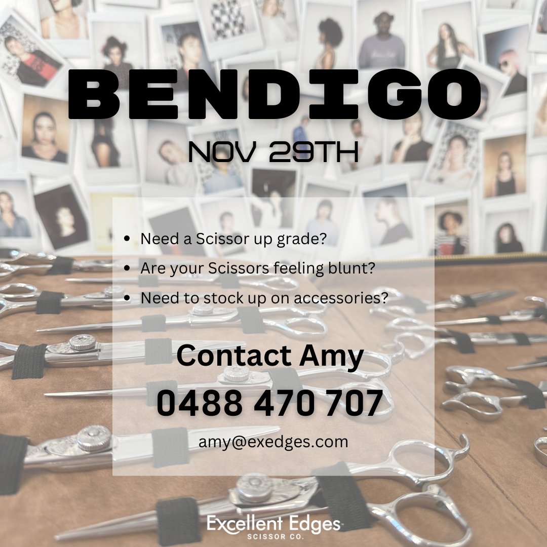 excellentedges's tweet photo. Bendigo ✨ Its your turn!

Amy will be in your area this November 29th, Bag those new tools!

Contact Amy on 0488 470 707 https://t.co/tC31T0iJ4u