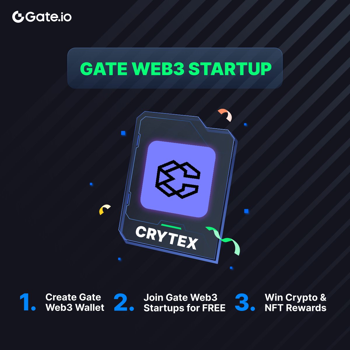 Gate's tweet photo. 🌟 Don't miss out!
@CrytexCYX Token #Airdrop happening now on Gate Web3 Startup 🎉
Subscribe now to claim your #CYX Tokens!
👉 https://t.co/CjE74LmYFK
❗ Make sure you have a minimum of $100 in assets on your #GateWeb3Wallet to qualify for the reward.
#Gateio #Web3 https://t.co/1zrFFiOmvB