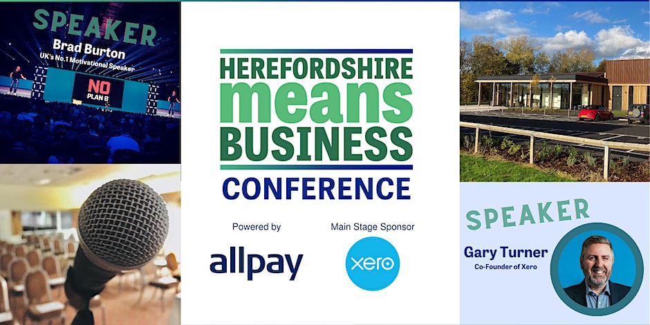 Looking forward to attending the @HfdMeansBiz Conference today...
#HMBIZ #Hereford