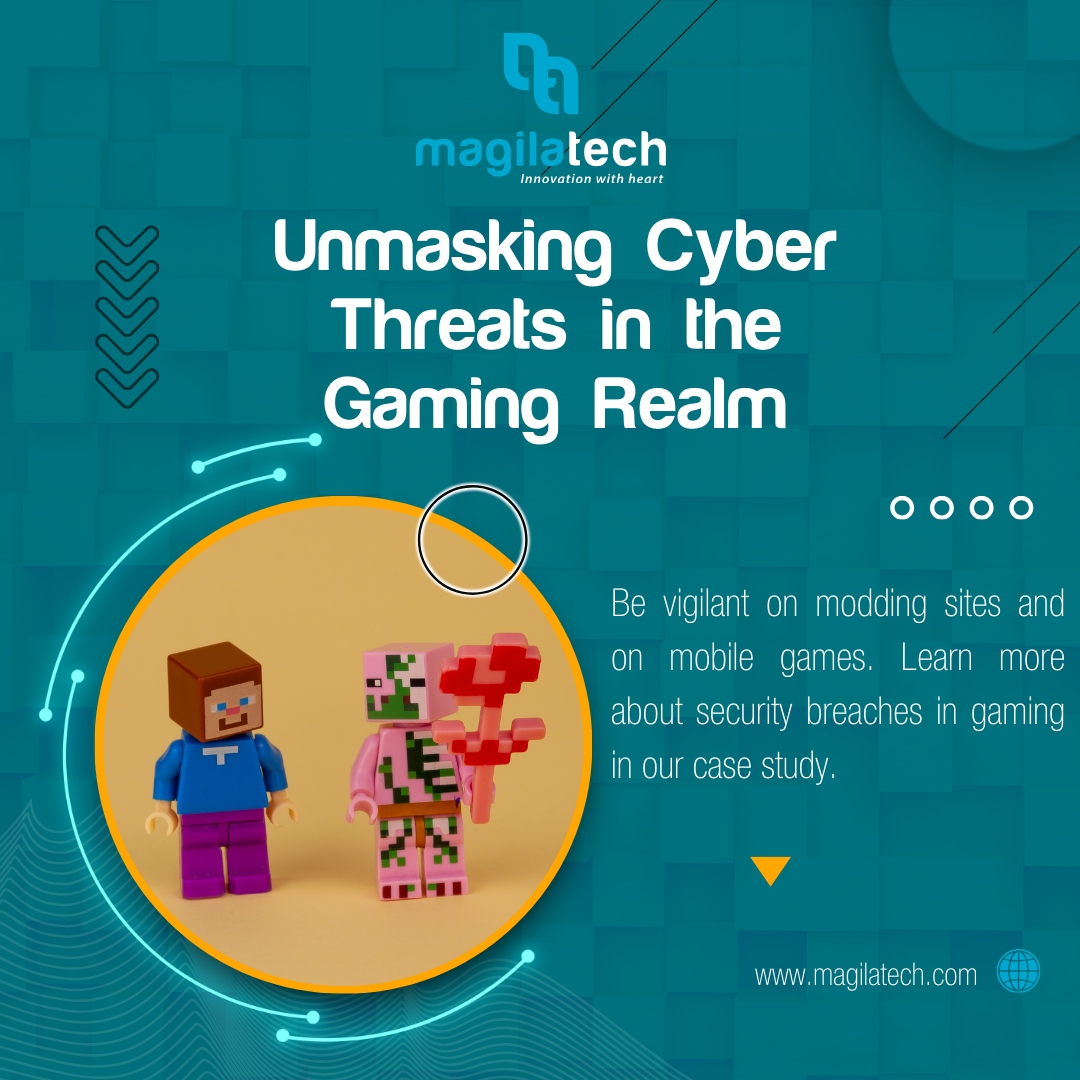 magilatech's tweet photo. Uncover the hidden threats in the gaming world with our latest case studies. 🕹️🛡️Explore how the Minecraft community faced a major security breach, and discover the sinister secrets behind a seemingly innocent mobile horror game. 

#CyberSecurity #WorldChildrensDay #Stayinformed https://t.co/FGPAL0ycBk