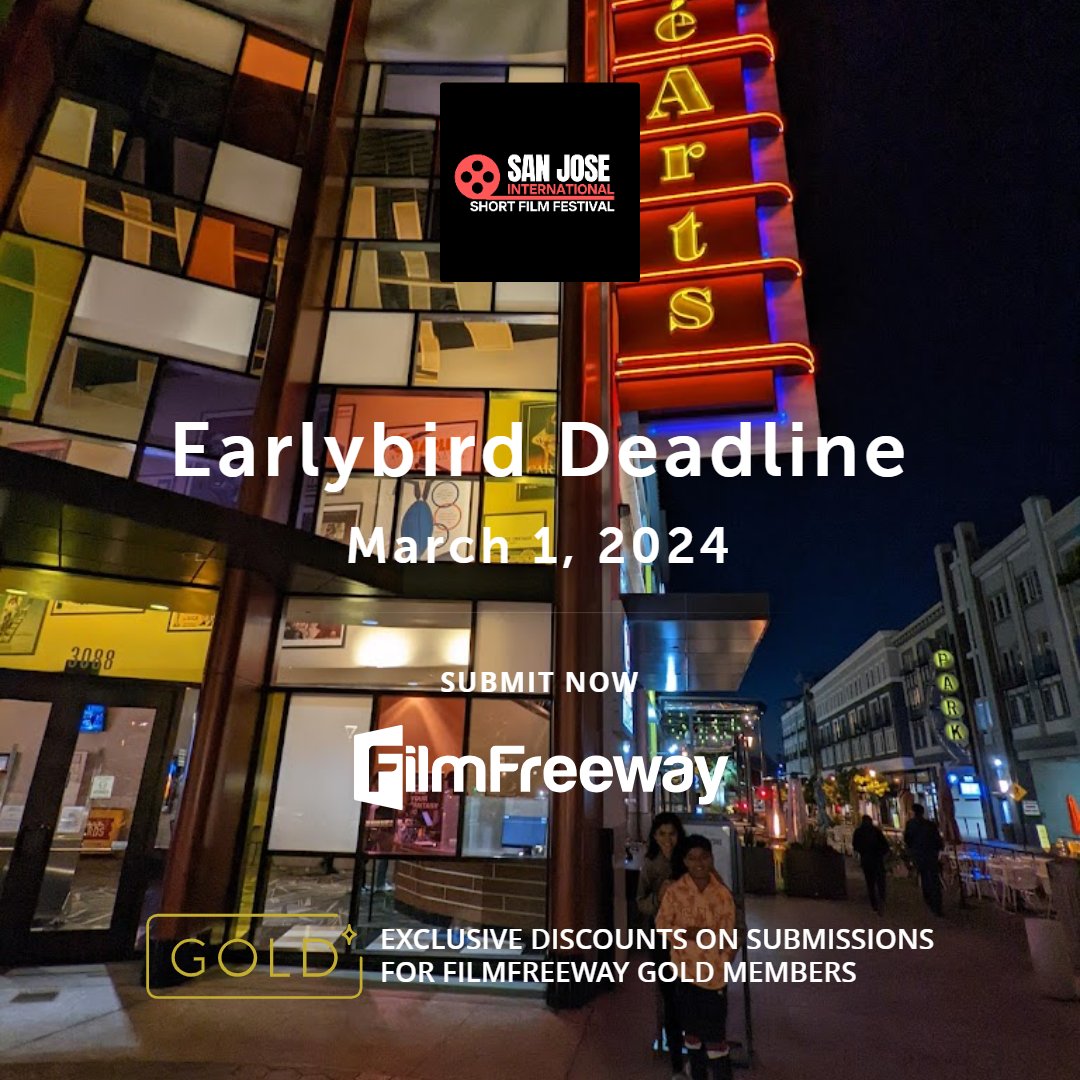 Submissions are now open! Submit via Film Freeway today: filmfreeway.com/sjsff